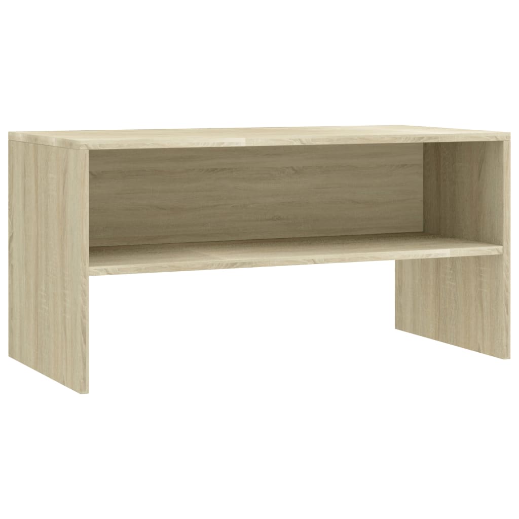 Tv-meubel 80x40x40 cm bewerkt hout grijs sonoma eikenkleurig