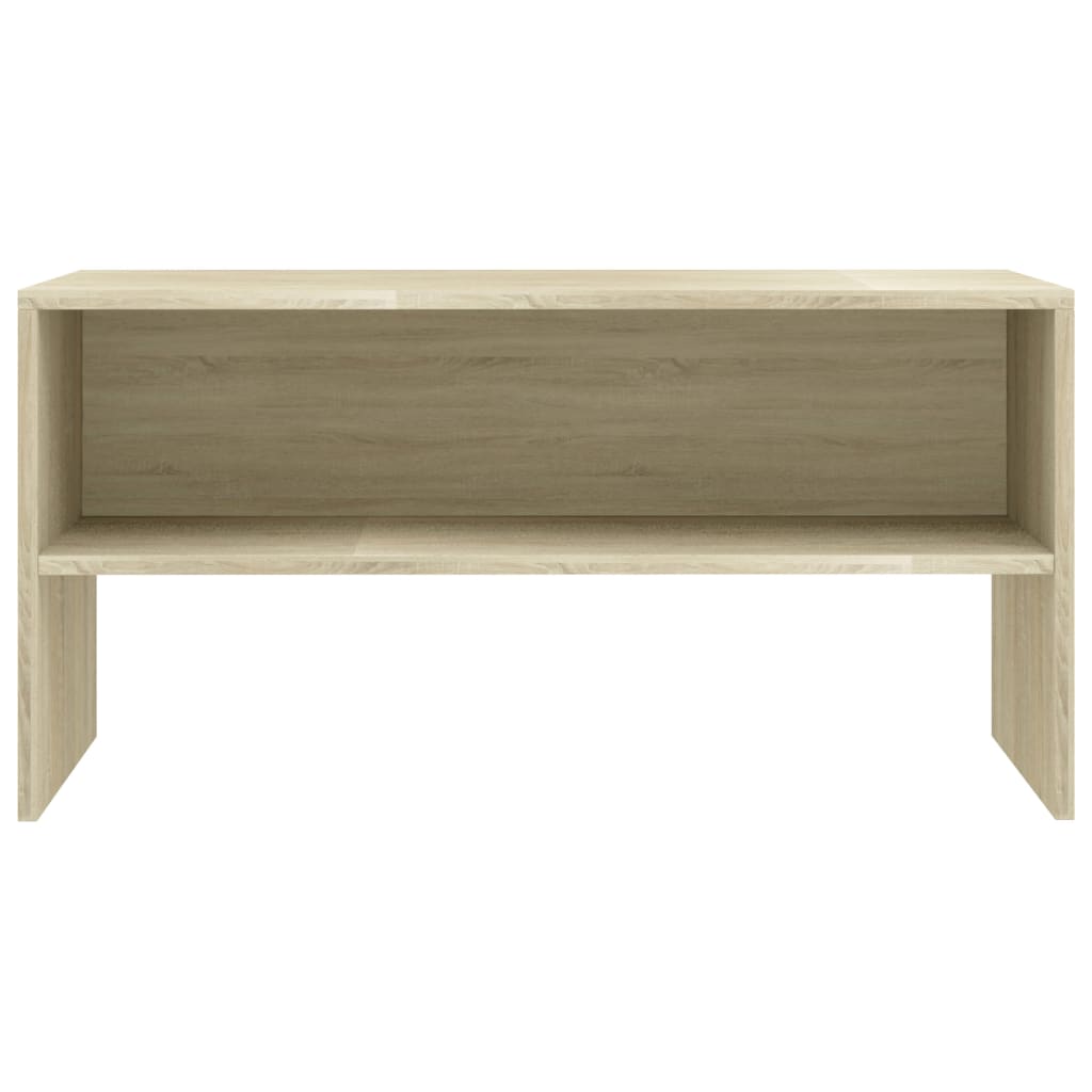 Tv-meubel 80x40x40 cm bewerkt hout grijs sonoma eikenkleurig