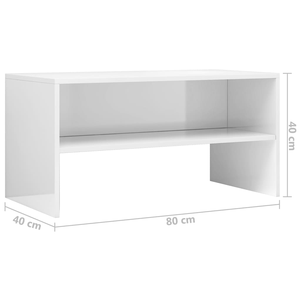 Tv-meubel 80x40x40 cm bewerkt hout grijs sonoma eikenkleurig