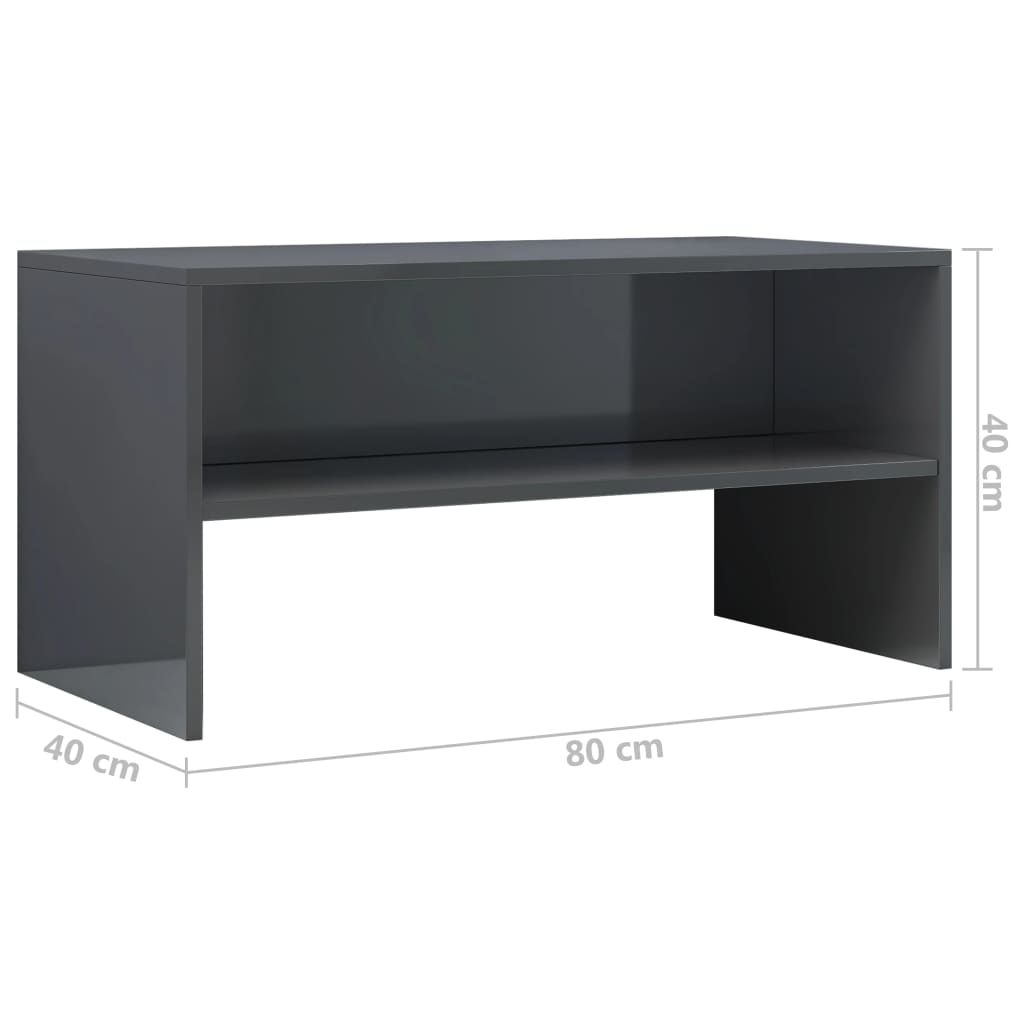 Tv-meubel 80x40x40 cm bewerkt hout