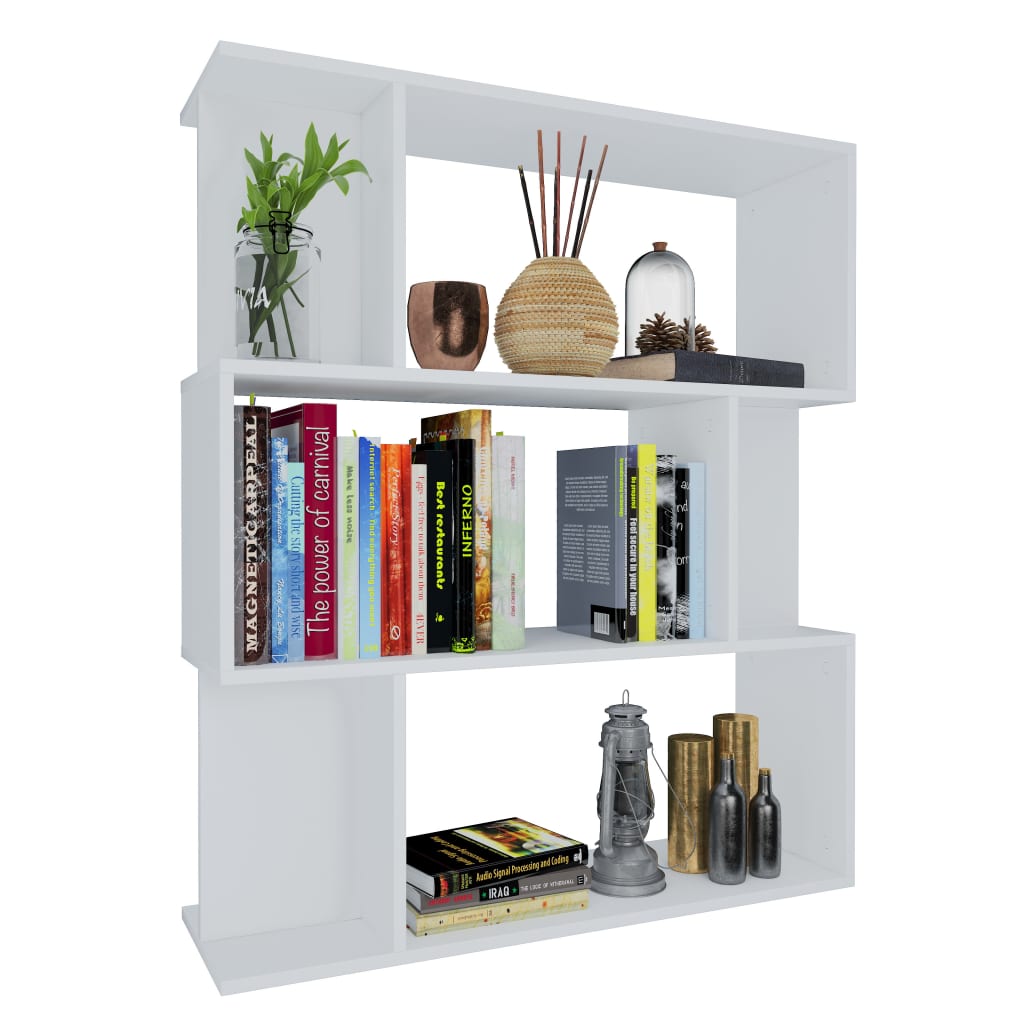 Boekenkast/kamerscherm 80x24x96 cm bewerkt hout