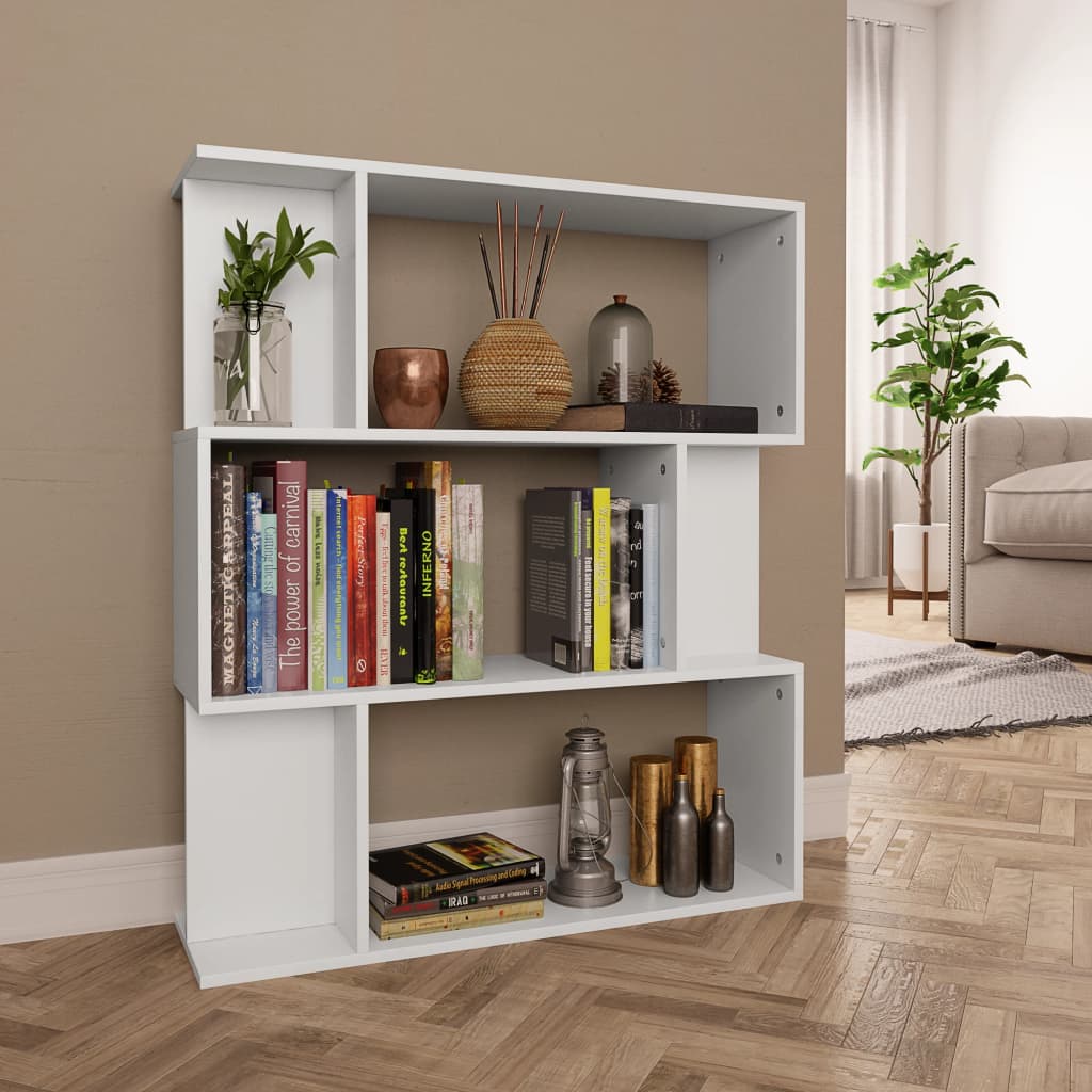 Boekenkast/kamerscherm 80x24x96 cm bewerkt hout