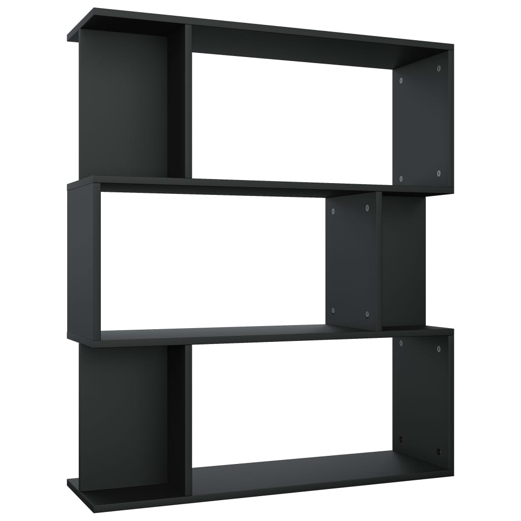 Boekenkast/kamerscherm 80x24x96 cm bewerkt hout