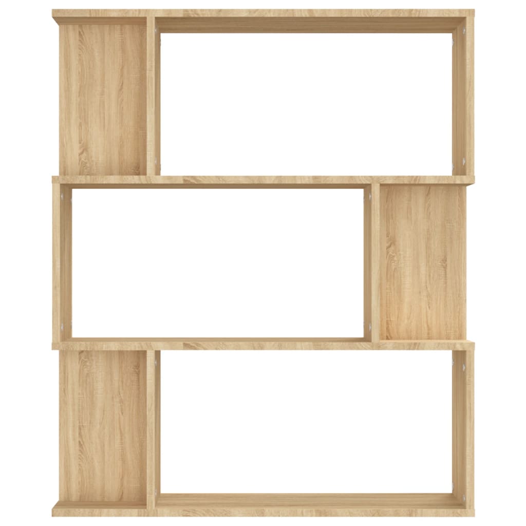 Boekenkast/kamerscherm 80x24x96 cm bewerkt hout