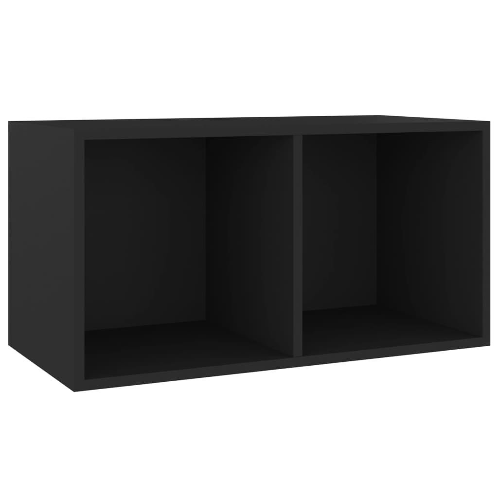 Opbergbox voor LP's 71x34x36 cm bewerkt hout