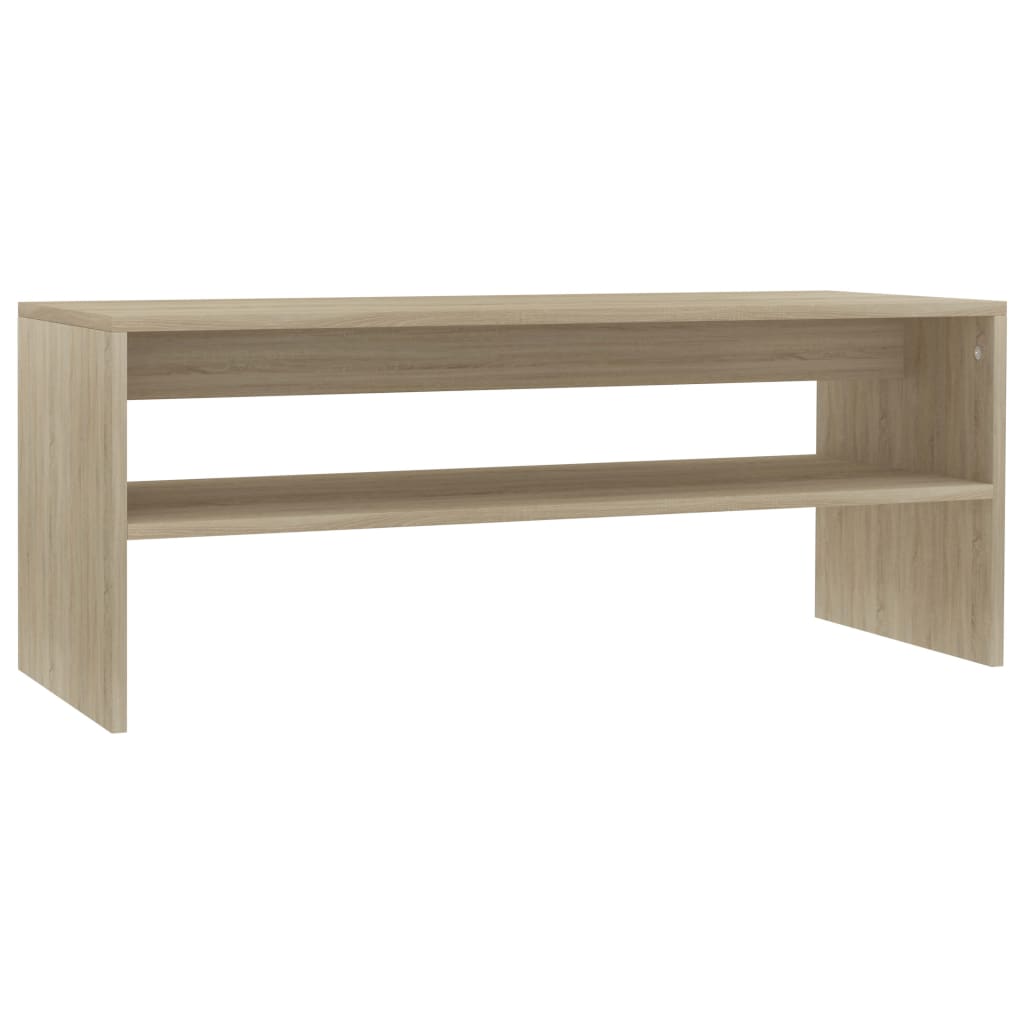 Salontafel 100x40x40 cm bewerkt hout