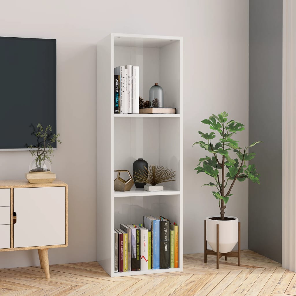 Boekenkast/tv-meubel 36x30x114 cm hout grijs sonoma eiken