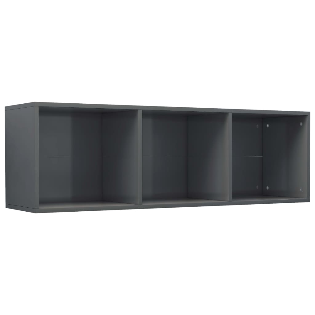 Boekenkast/tv-meubel 36x30x114 cm hout grijs sonoma eiken