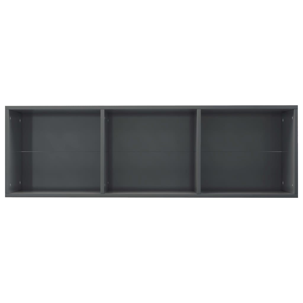 Boekenkast/tv-meubel 36x30x114 cm hout grijs sonoma eiken