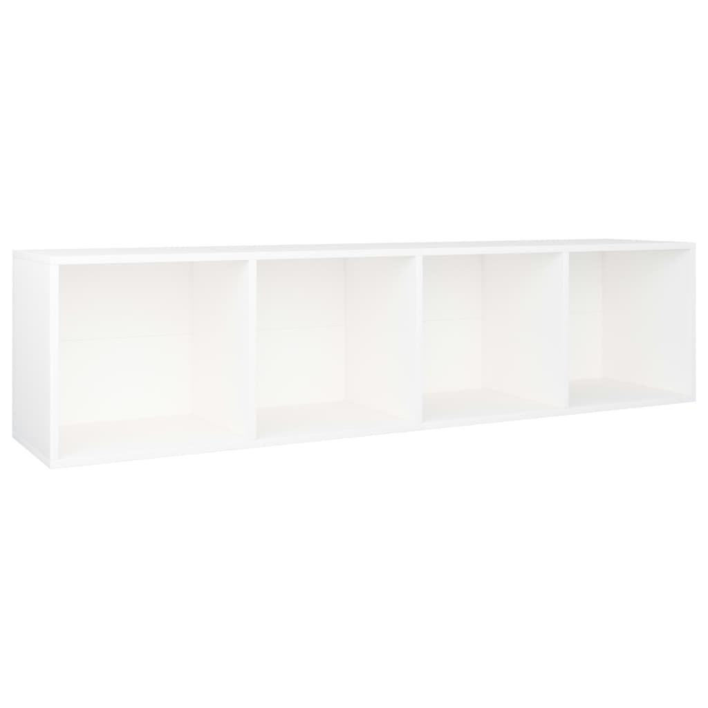 Boekenkast/tv-meubel 36x30x143 cm bewerkt hout