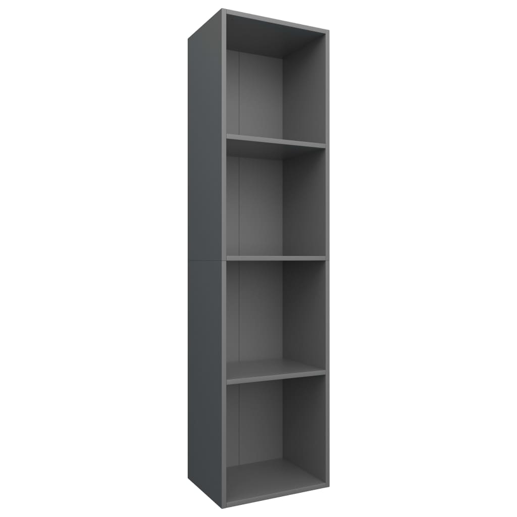 Boekenkast/tv-meubel 36x30x143 cm bewerkt hout