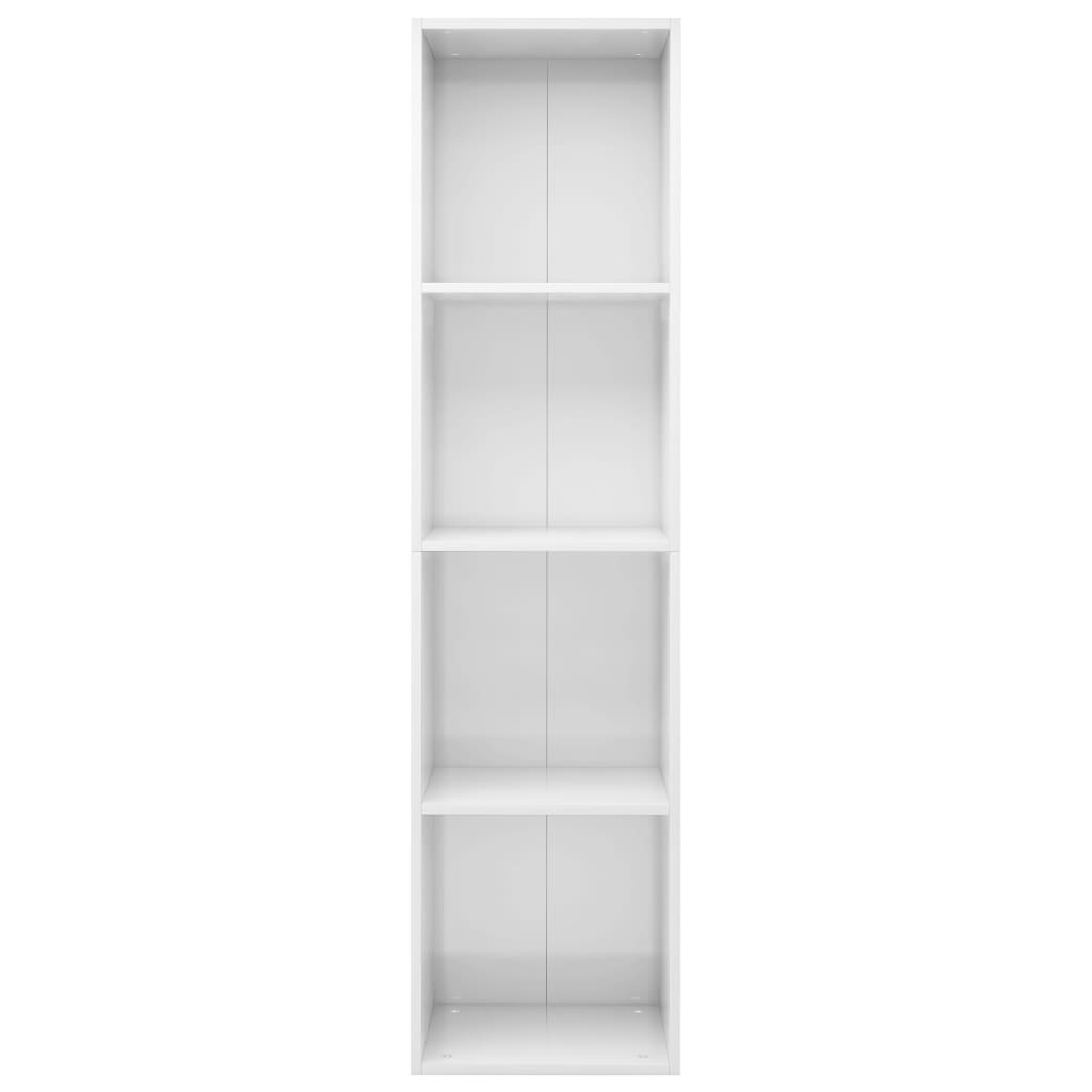 Boekenkast/tv-meubel 36x30x143 cm bewerkt hout