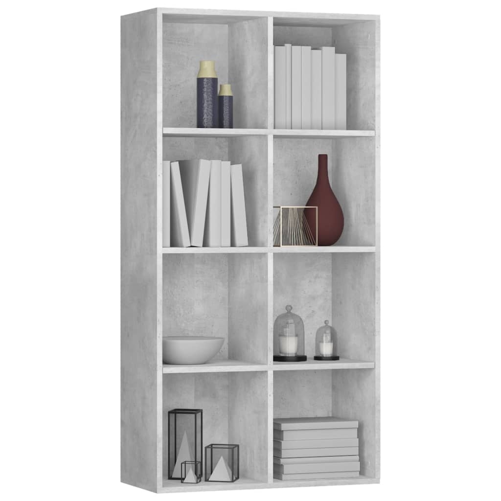 Boekenkast/dressoir 66x30x130 cm bewerkt hout eikenkleur