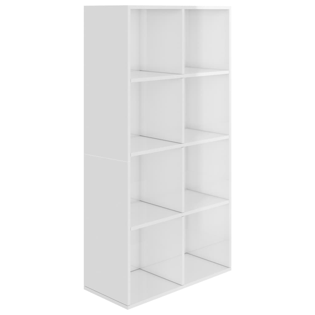 Boekenkast/dressoir 66x30x130 cm bewerkt hout eikenkleur