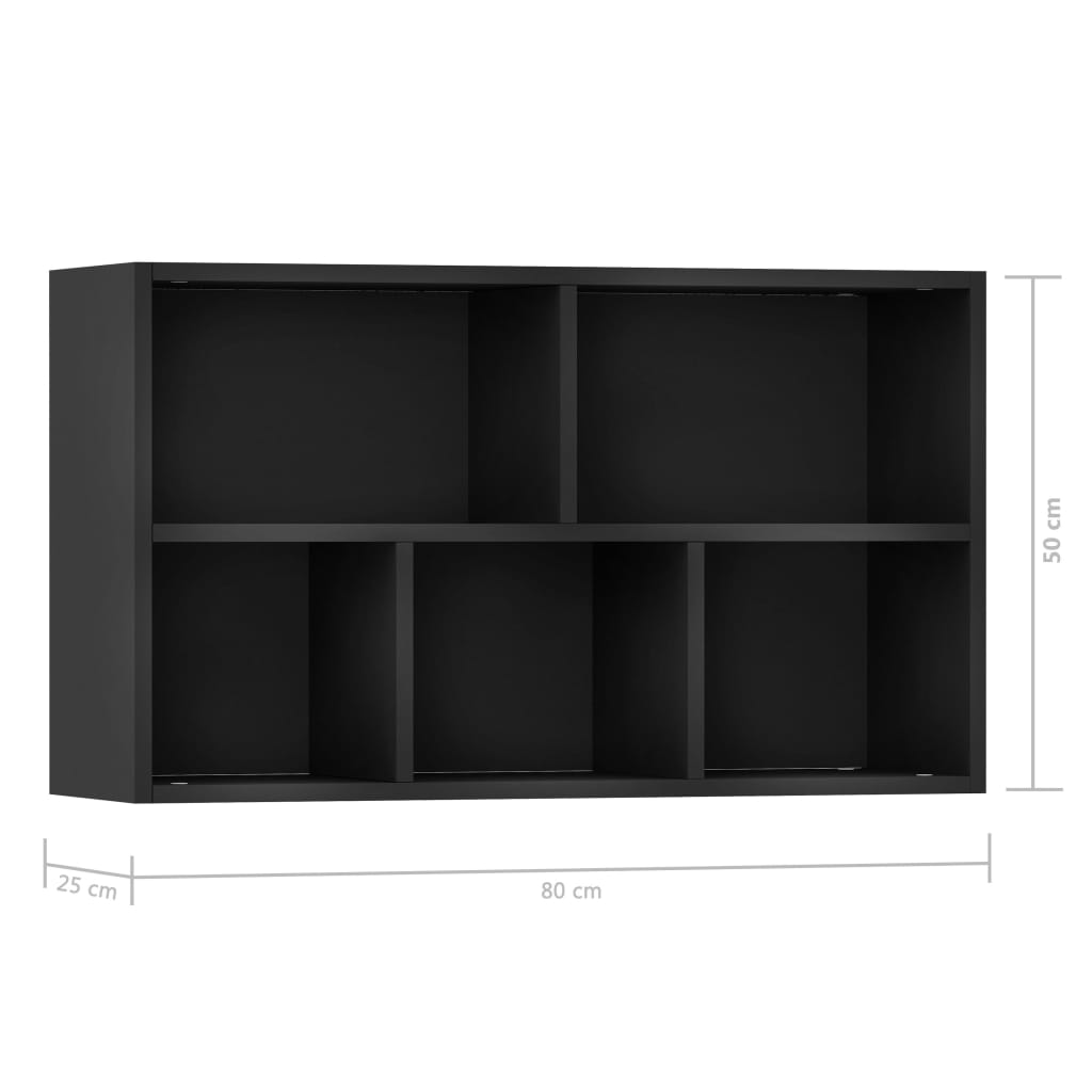 Boekenkast/dressoir 50x25x80 cm bewerkt hout