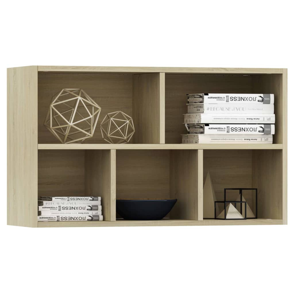 Boekenkast/dressoir 50x25x80 cm bewerkt hout