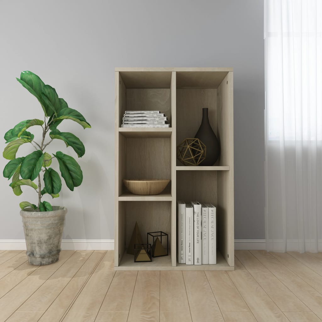 Boekenkast/dressoir 50x25x80 cm bewerkt hout