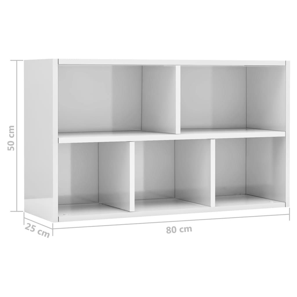 Boekenkast/dressoir 50x25x80 cm bewerkt hout