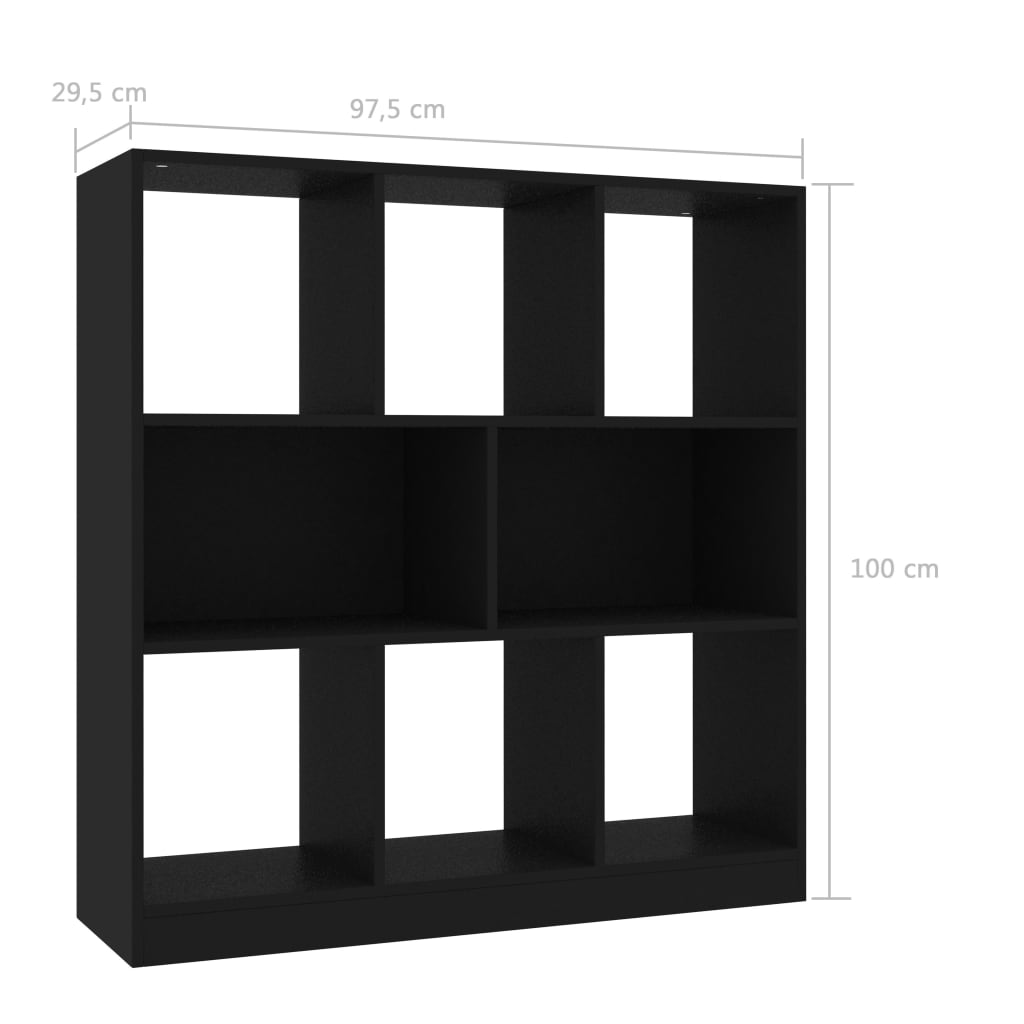 Boekenkast 97,5x29,5x100 cm bewerkt hout