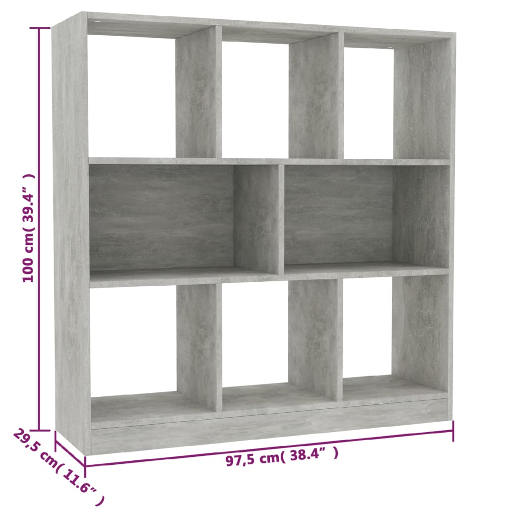 Boekenkast 97,5x29,5x100 cm bewerkt hout