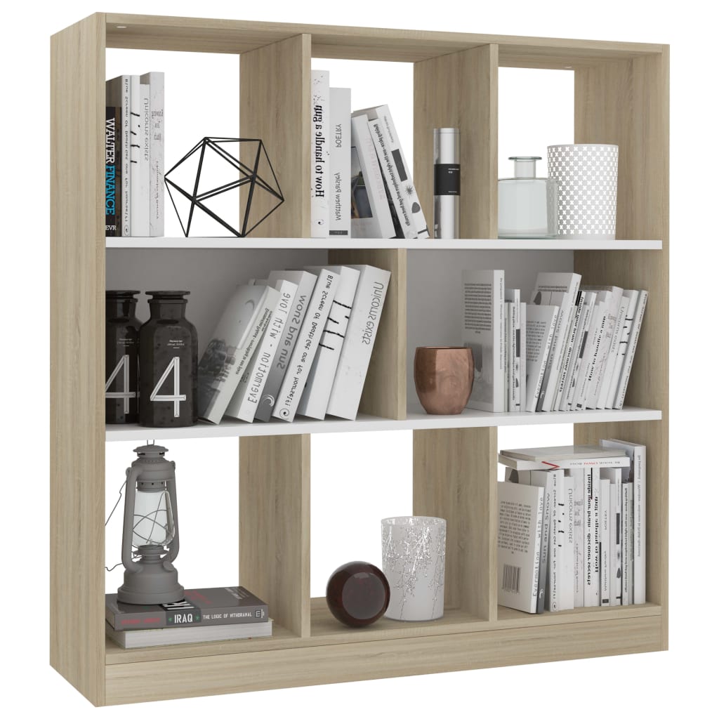 Boekenkast 97,5x29,5x100 cm bewerkt hout