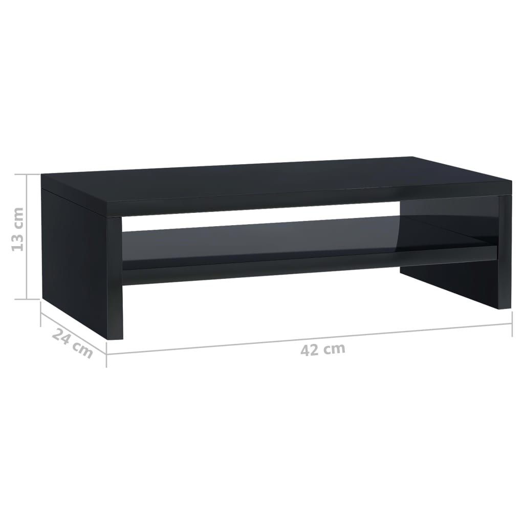 Monitorstandaard 42x24x13 cm bewerkt hout