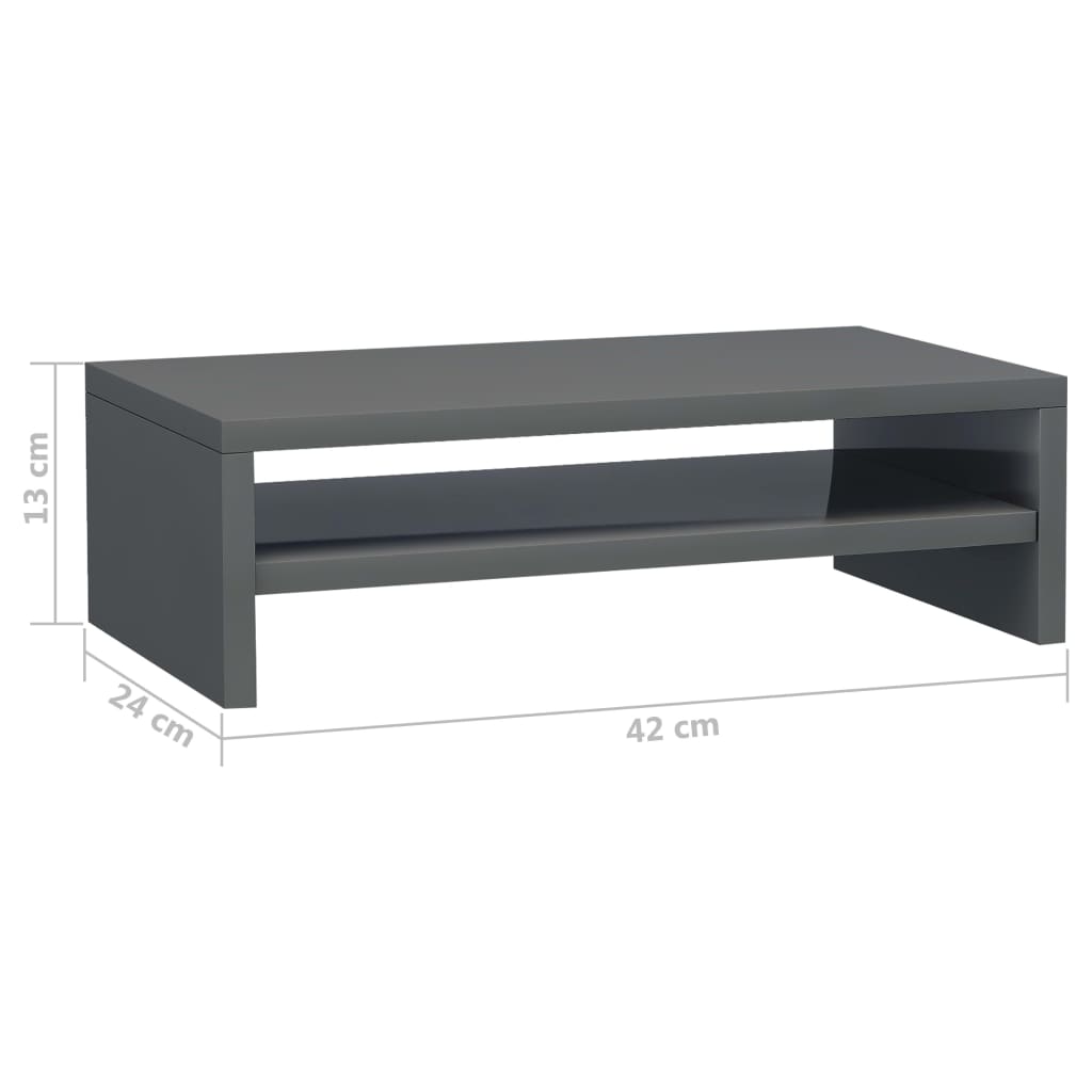 Monitorstandaard 42x24x13 cm bewerkt hout