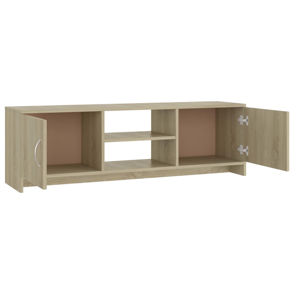 Tv-meubel 120x30x37,5 cm bewerkt hout sonoma eikenkleurig