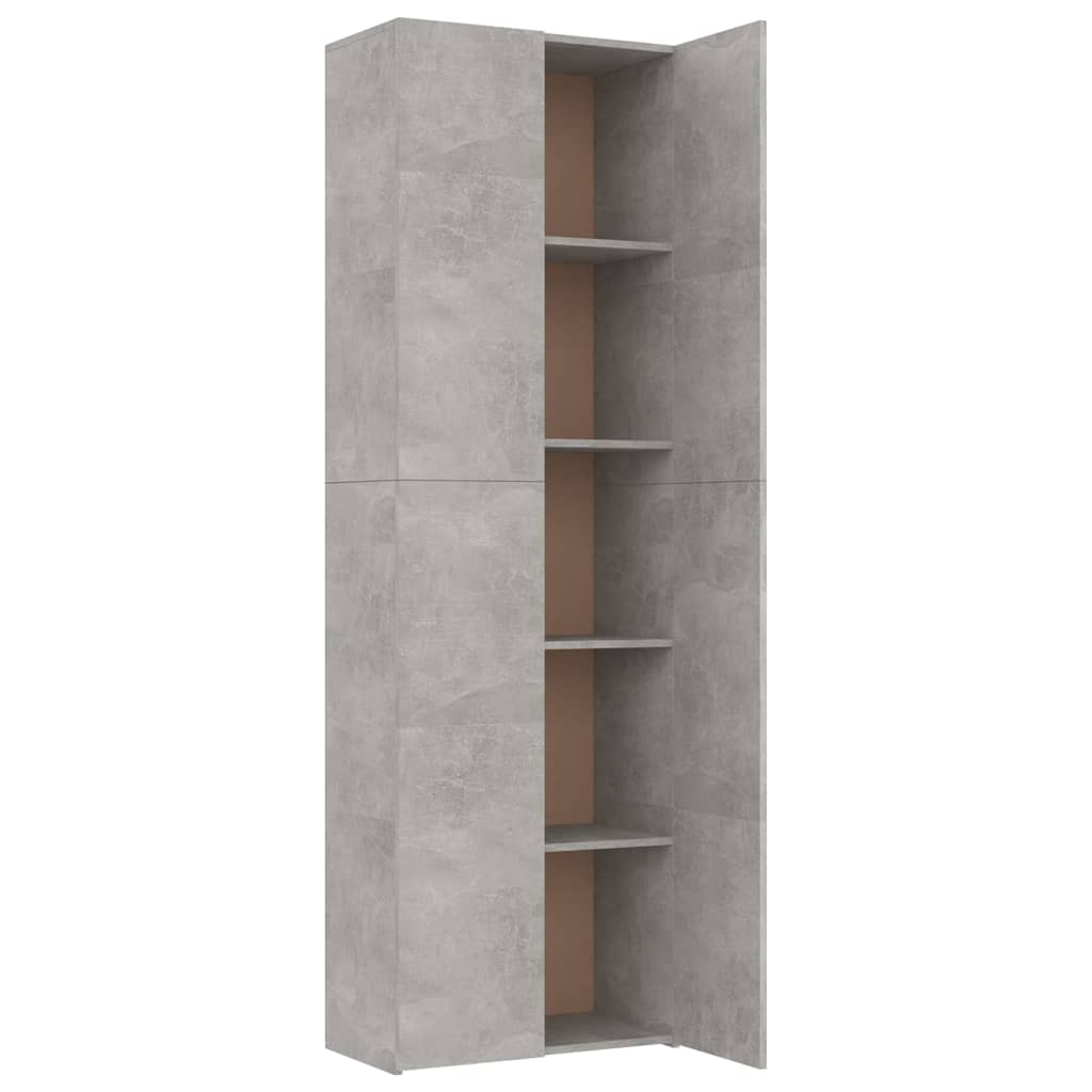 Archiefkast 60x32x115 cm bewerkt hout