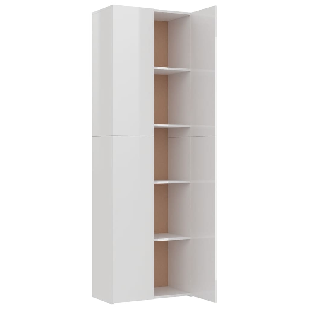 Archiefkast 60x32x115 cm bewerkt hout