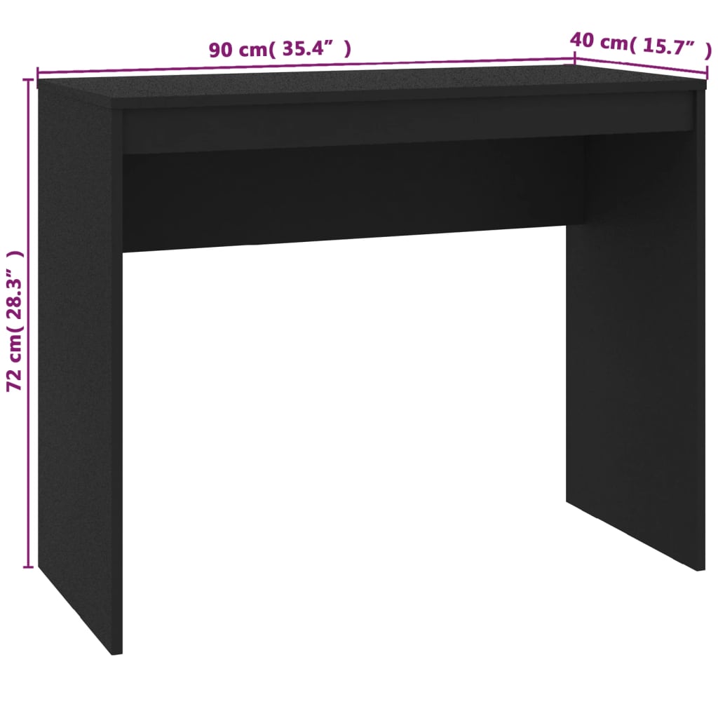 Bureau 90x40x72 cm bewerkt hout