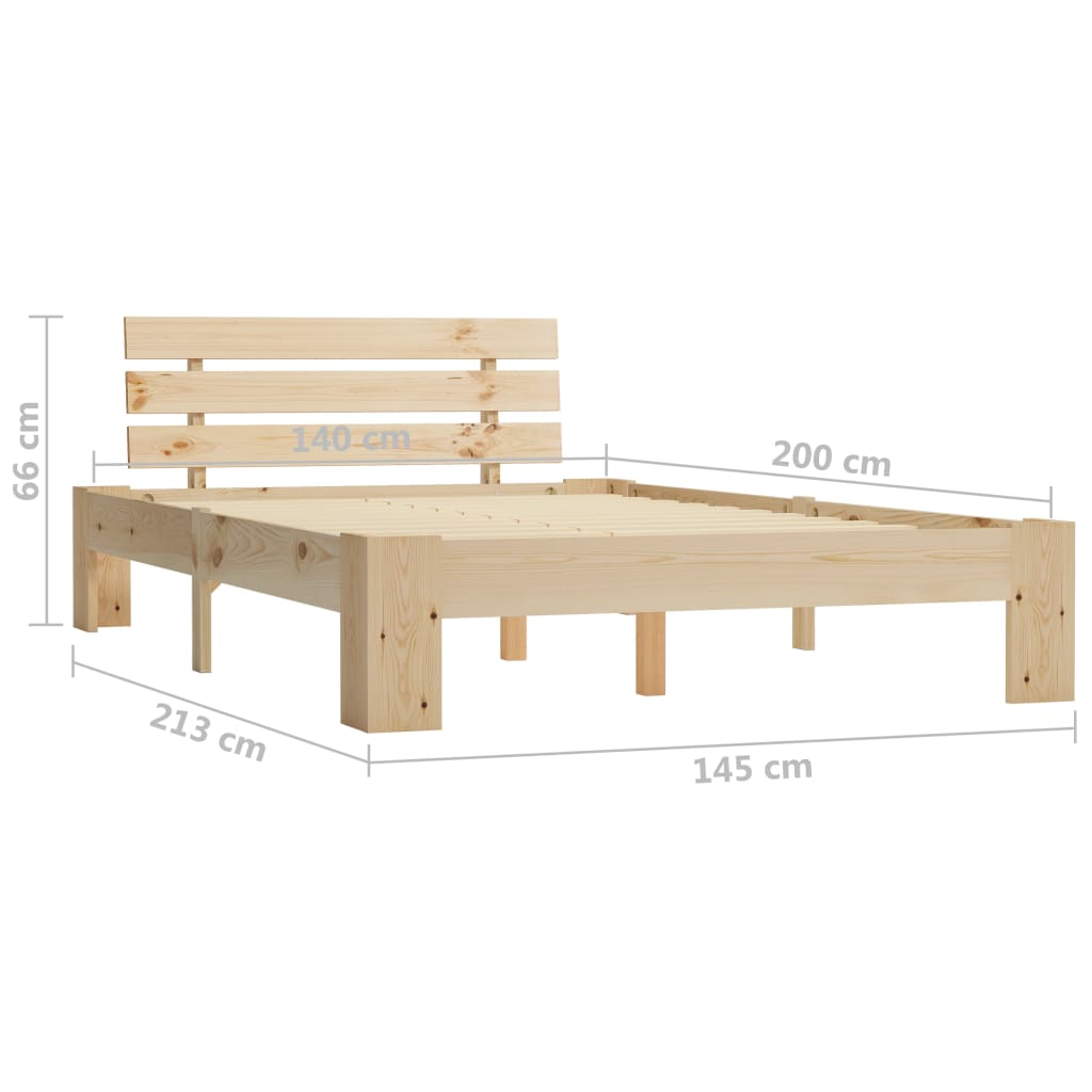 Bedframe massief grenenhout 180x200 cm