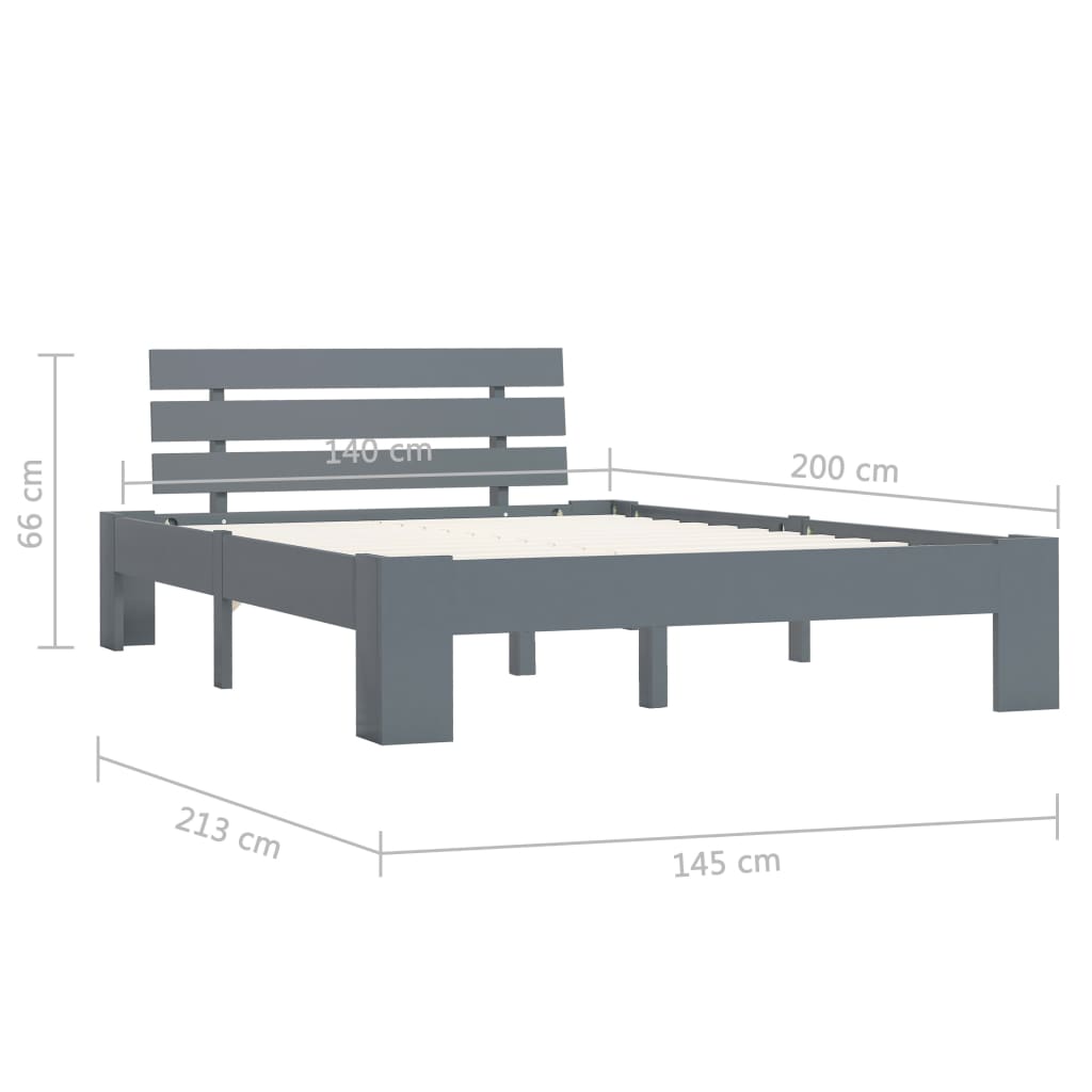 Bedframe massief grenenhout 180x200 cm