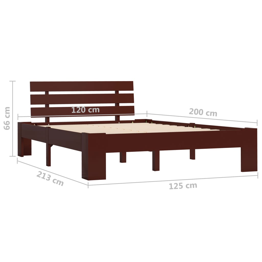 Bedframe massief grenenhout 180x200 cm