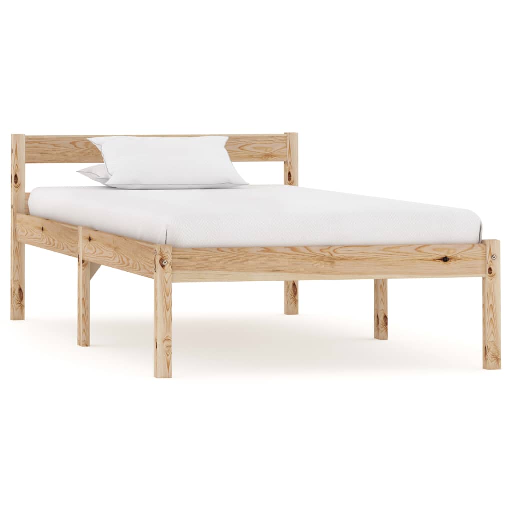 Bedframe massief grenenhout 100x200 cm