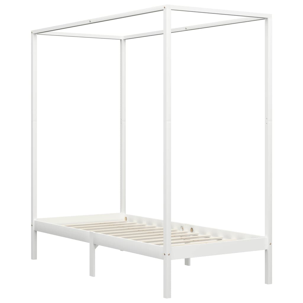 Hemelbedframe massief grenenhout 100x200 cm