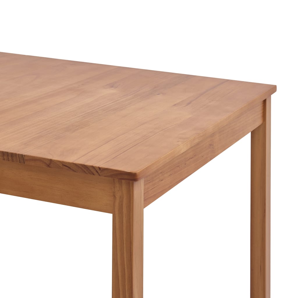 Eettafel 140x70x73 cm grenenhout honingbruin