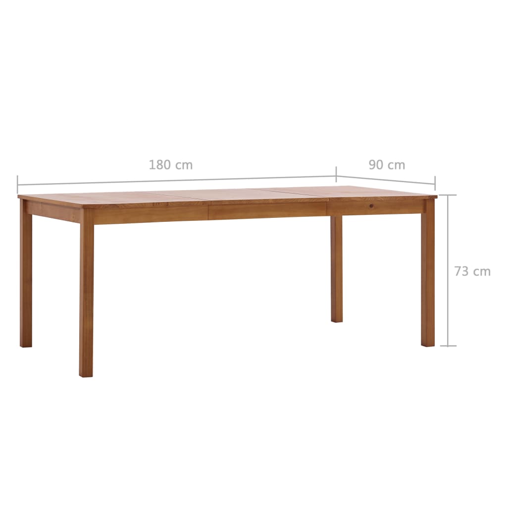 Eettafel 180x90x73 cm grenenhout