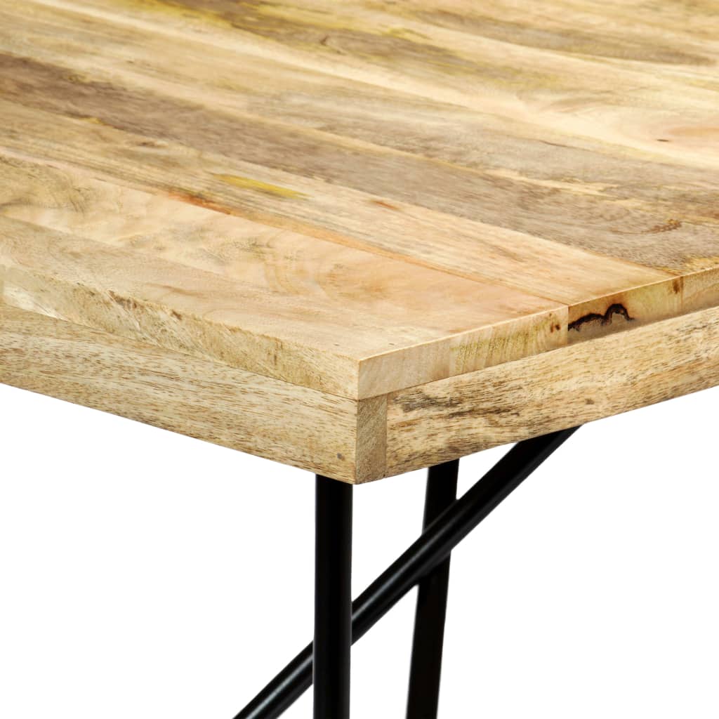 Eettafel 180x90x76 cm massief mangohout