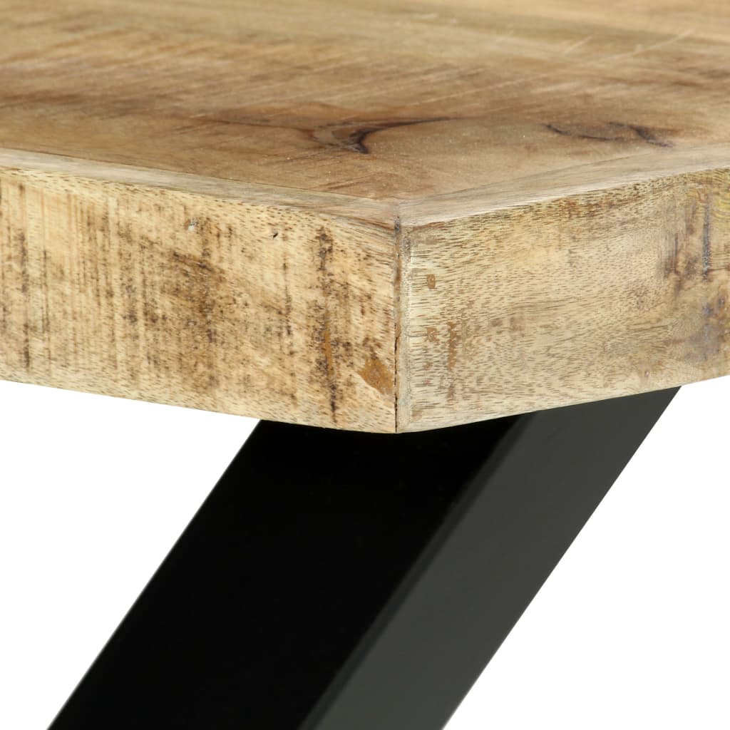 Eettafel 180x90x76 cm massief mangohout