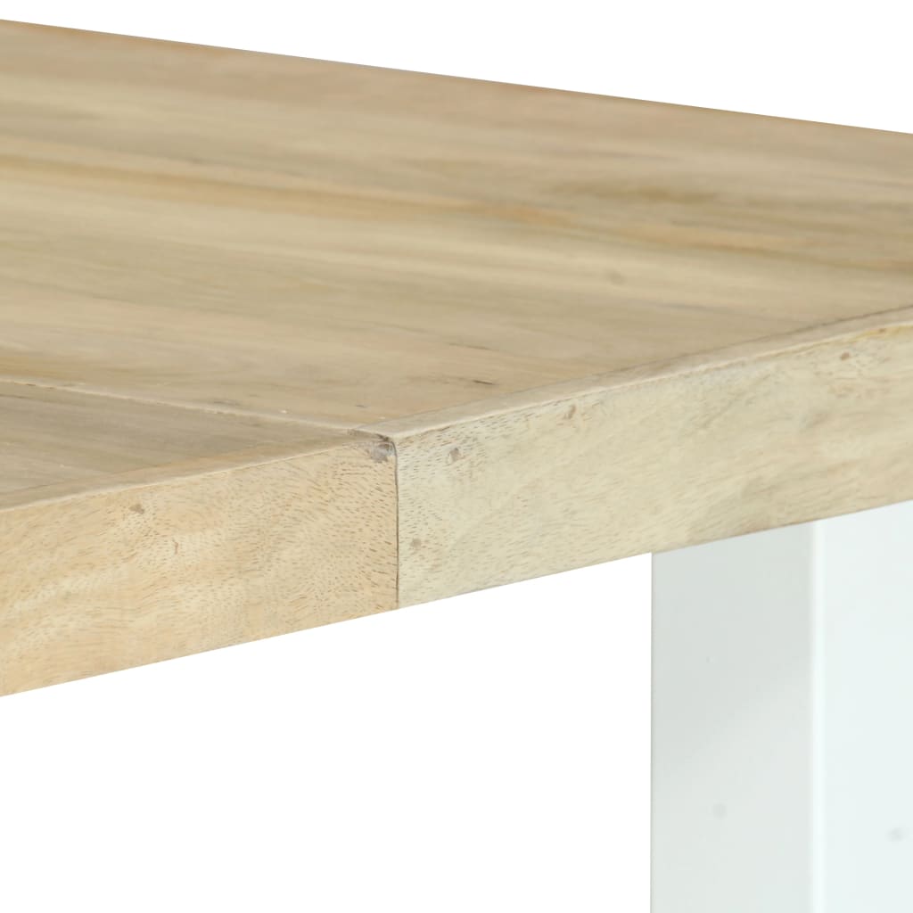 Eettafel 180x90x76 cm massief mangohout