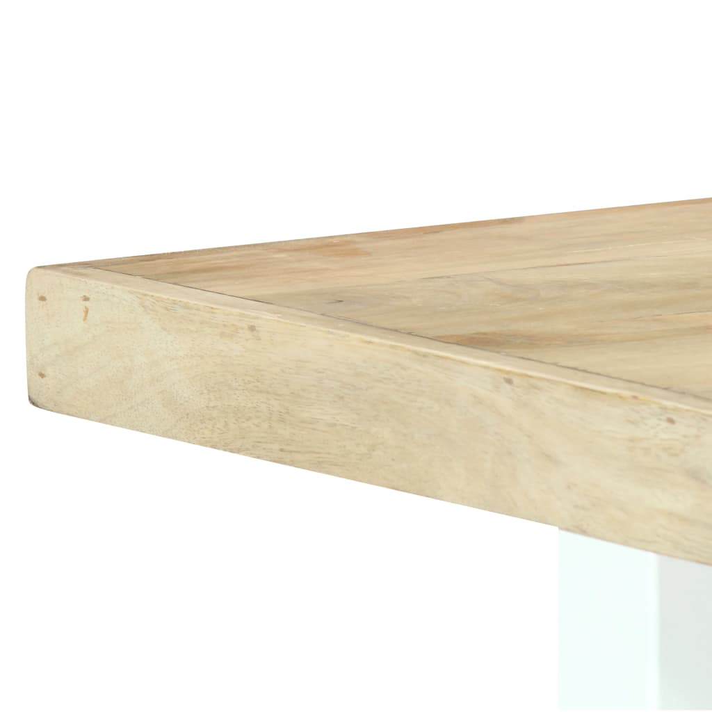 Eettafel 180x90x76 cm massief mangohout