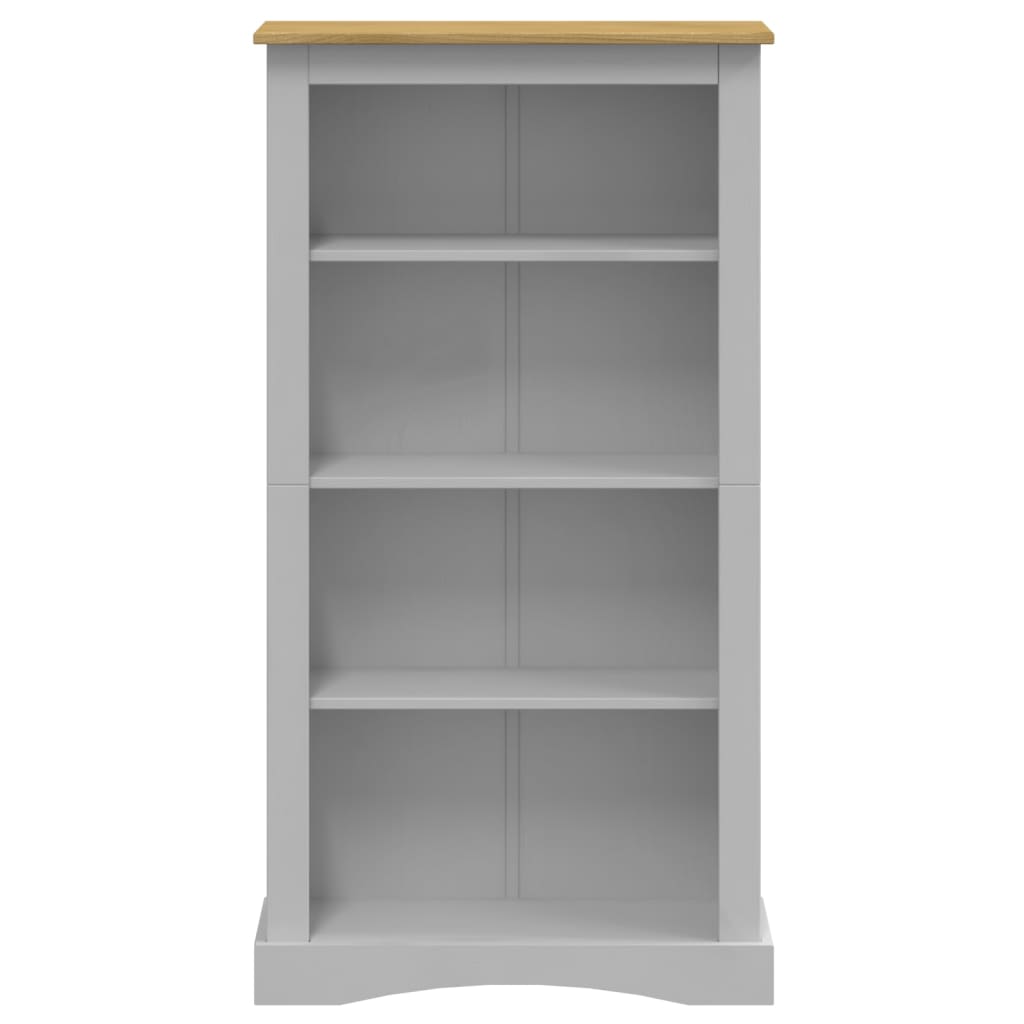 Boekenkast grenenhout met 3 planken Corona-stijl 81x29x100 cm