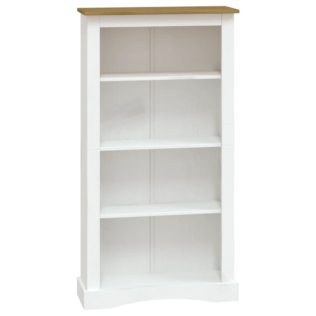 Boekenkast grenenhout met 3 planken Corona-stijl 81x29x100 cm