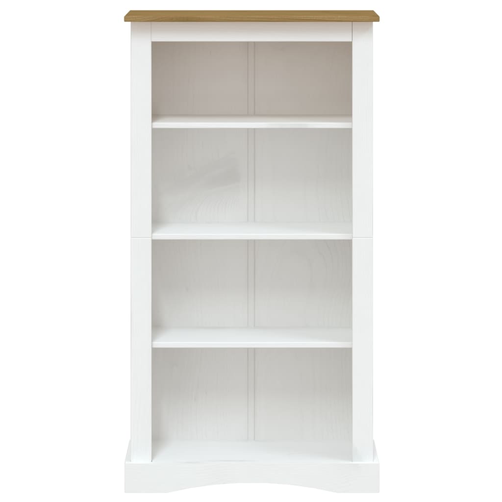 Boekenkast grenenhout met 3 planken Corona-stijl 81x29x100 cm