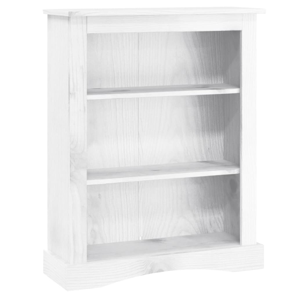 Boekenkast 3 planken 81x29x100 cm grenenhout Corona-stijl grijs