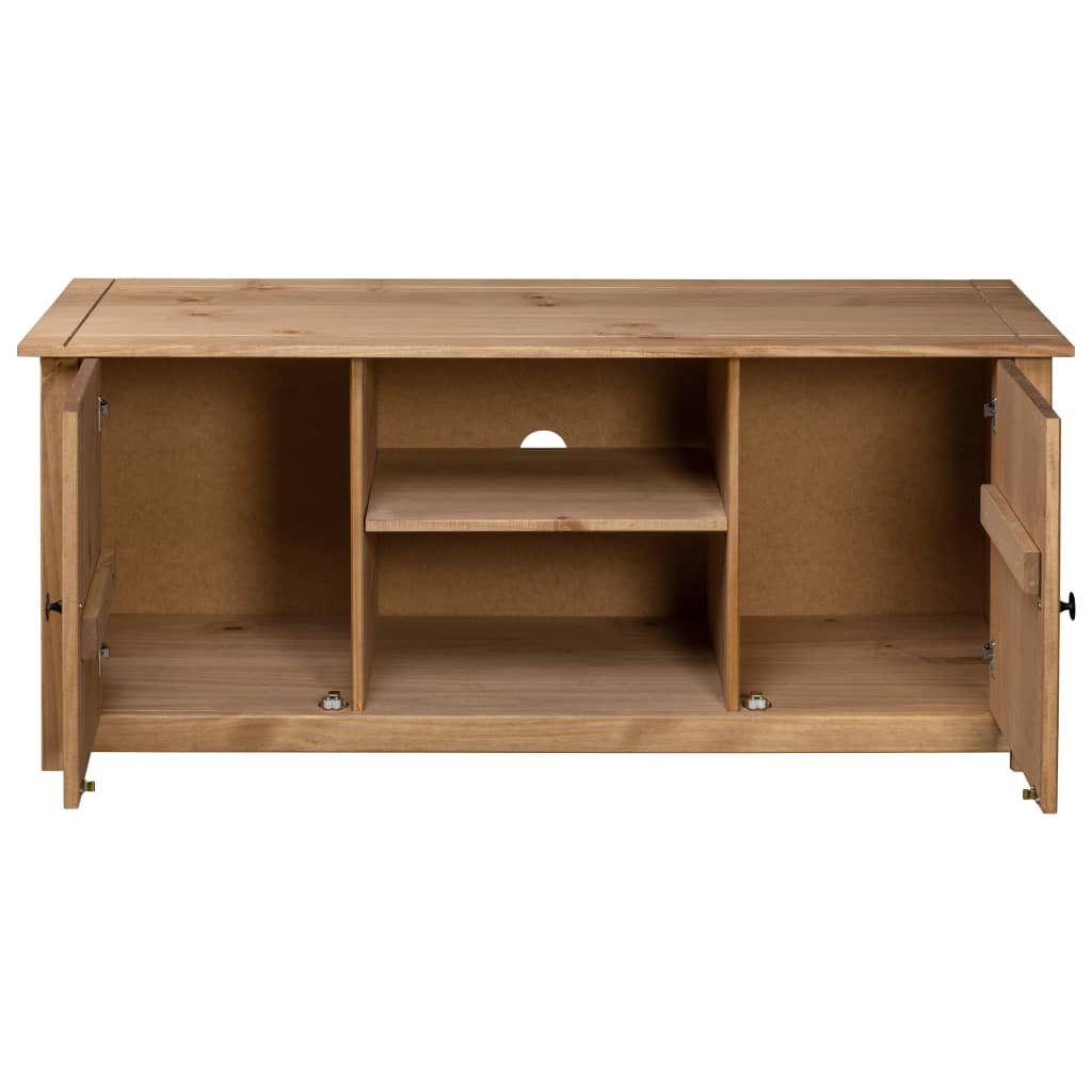 Tv-kast Panama Range 120x40x50 cm massief grenenhout