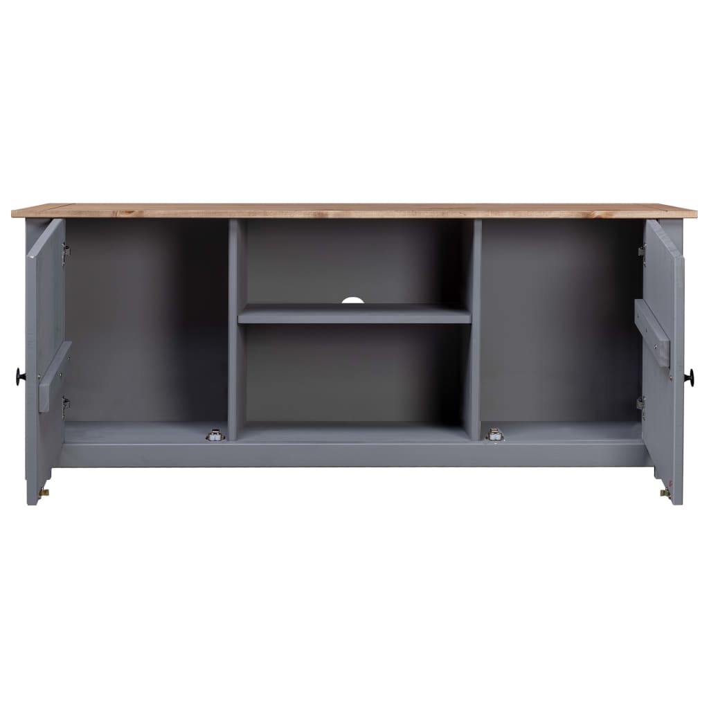 Tv-kast Panama Range 120x40x50 cm massief grenenhout