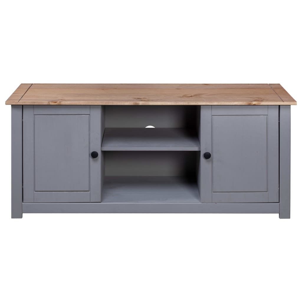 Tv-kast Panama Range 120x40x50 cm massief grenenhout