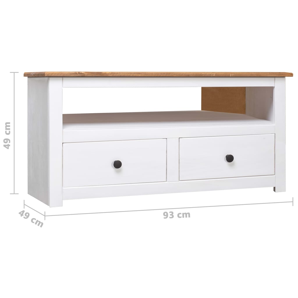 Tv-hoekkast Panama Range 93x49x49 cm massief grenenhout